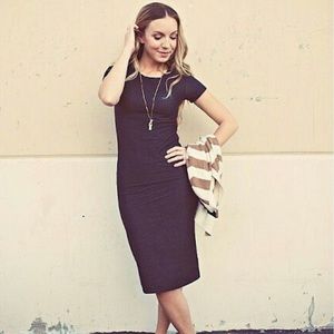 XXS Lularoe Solid Black Julia Dress